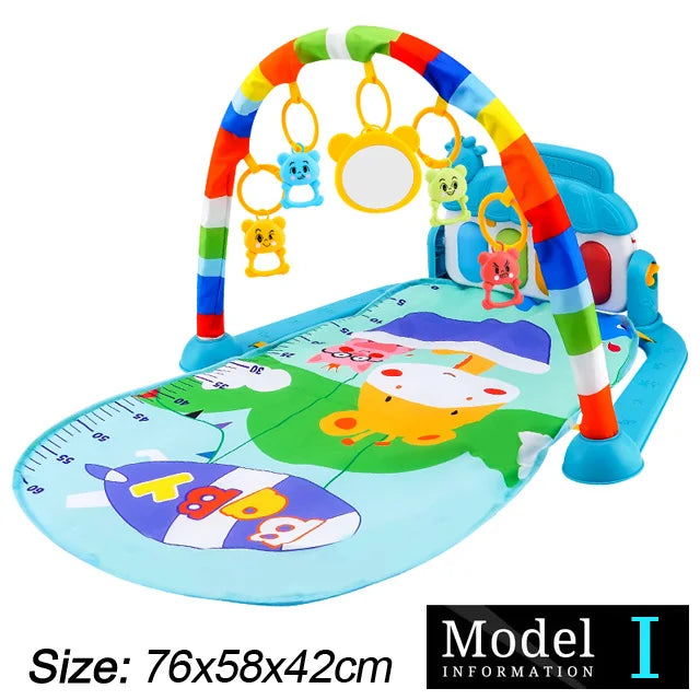Baby Music Play Gym Activity Mat — Kick & Play Piano for Newborns